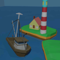 野生渔船Wild Fishing Boat_logo