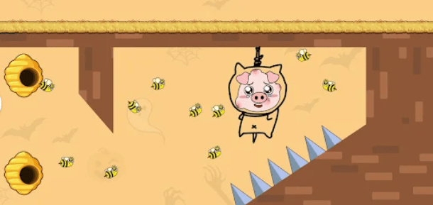 疯狂猪猪画线救援(Crazy Piggy)2