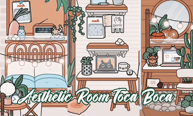 托卡房间创意图纸Aesthetic Room Ideas0