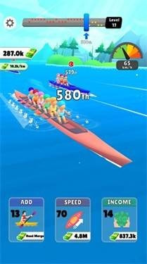 独木舟竞赛Sculling ASMR1