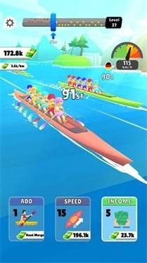 独木舟竞赛Sculling ASMR0